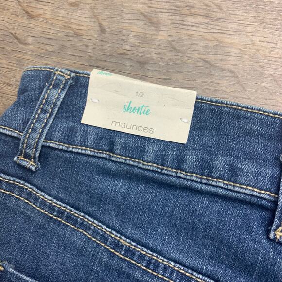 Maurices Pearl Jeweled Bling Shorts - Picture 5 of 7